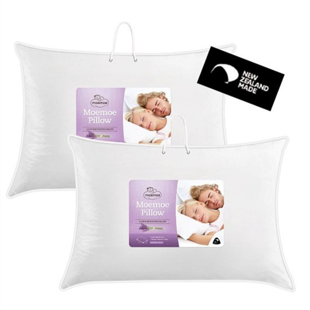 Moemoe - Lavender Scented 600gsm Pillows (Pair) image 0